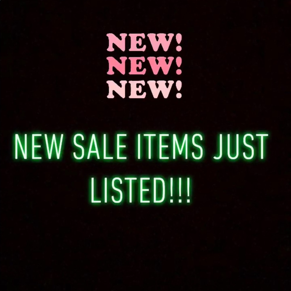 New Sale Items Just Listed!